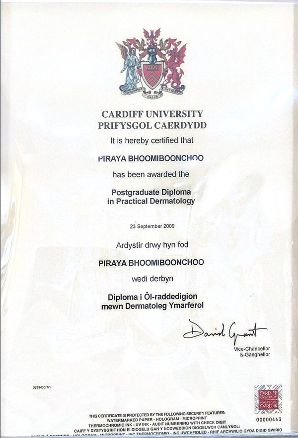 Postgraduate Diploma in Practical Dermatology – Cardiff University